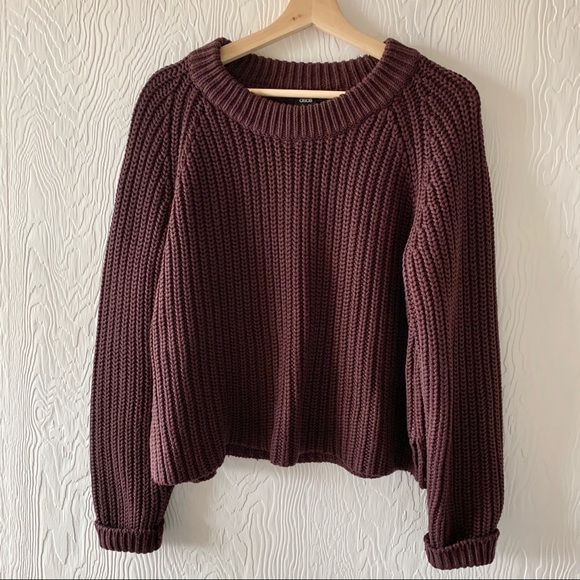 ASOS Sweaters - ASOS chunky knit ribbed cropped sweater